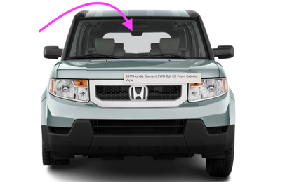 Fits: 2003-2011 Honda Element Front Windshield Glass/Windscreen