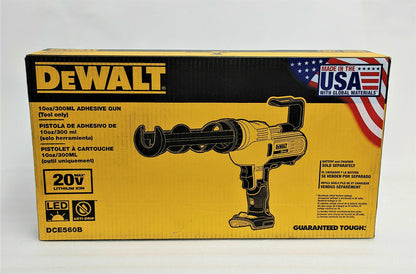 DeWalt DCE560D1 20V 10oz / 300ML ADHESIVE CAULKING GUN KIT