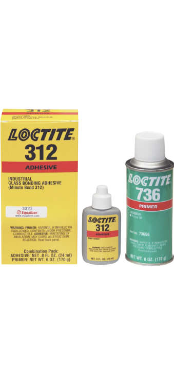 Loctite AA312 Glass Bonding Rearview Mirror Adhesive Kit 23-milliliter 3325