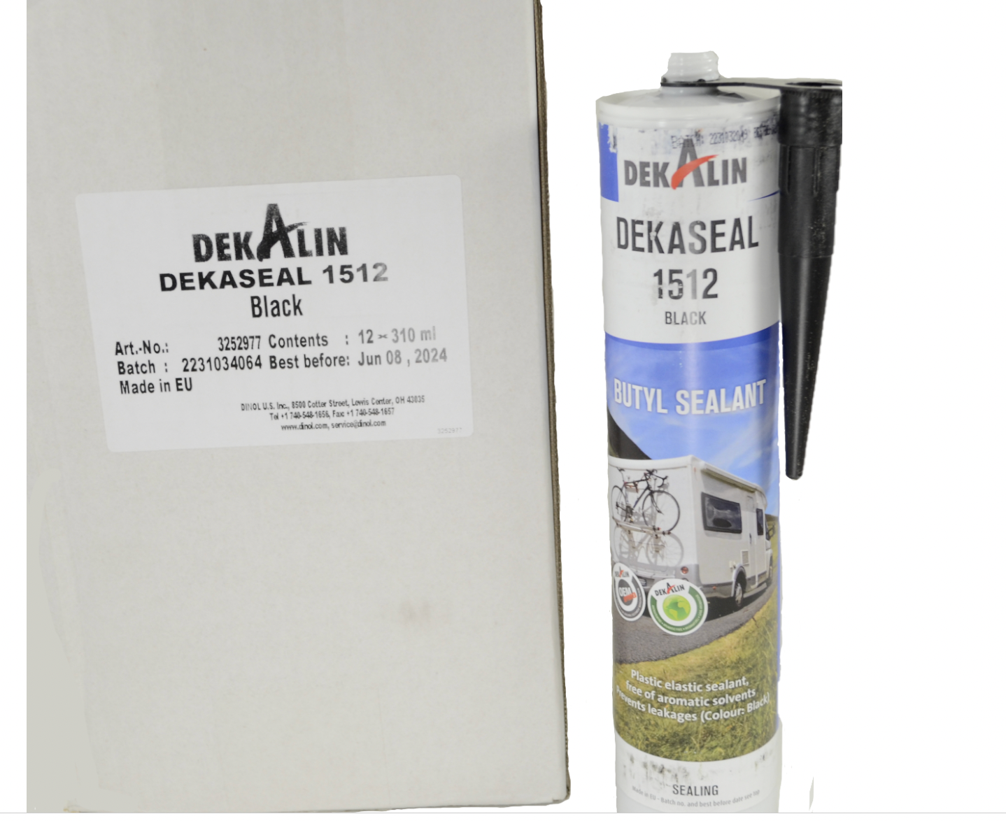 DEKALIN Dekaseal 8936 Elastic Adhesive & Sealant Cartridge Anthracite 310 ml